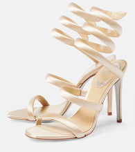 Rene Caovilla Cleo satin sandals