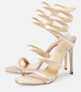 Rene Caovilla Cleo satin sandals