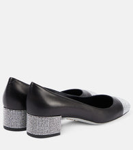 Rene Caovilla Kristen embellished leather pumps
