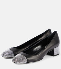 Rene Caovilla Kristen embellished leather pumps