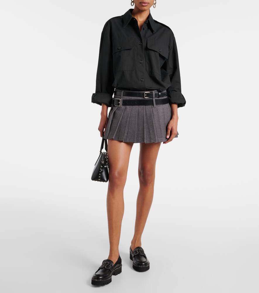 Rene Caovilla Morgana embellished leather loafers