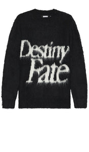 Renowned Destiny & Fate Sweater in Black - Pull Destiny & Fate renommé en noir - 著名的 Destiny & Fate 黑色毛衣 - Renommierter Destiny & Fate-Pullover in Schwarz - 유명 Destiny & Fate 스웨터 블랙 색상 - Rinomato maglione Destiny & Fate in nero