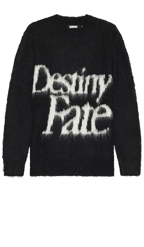 Renowned Destiny & Fate Sweater in Black - Pull Destiny & Fate renommé en noir - 著名的 Destiny & Fate 黑色毛衣 - Renommierter Destiny & Fate-Pullover in Schwarz - 유명 Destiny & Fate 스웨터 블랙 색상 - Rinomato maglione Destiny & Fate in nero