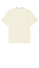 Renowned Double Neck Arch Tee in Cream