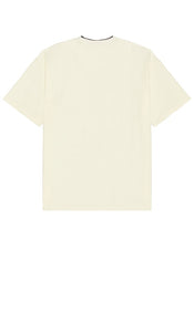 Renowned Double Neck Arch Tee in Cream