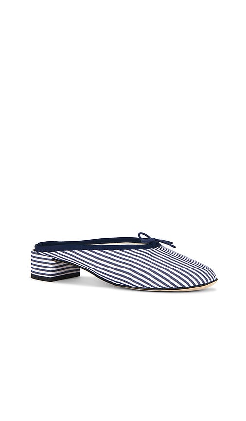 Repetto Camille Mule in Navy