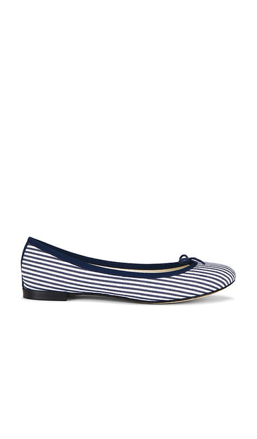 Repetto Cendrillon Ballet in Navy | Classique Ballet Flats for Women