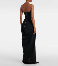 Rick Owens Amphora Prong wool grain de poudre gown