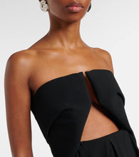 Rick Owens Amphora Prong wool grain de poudre gown