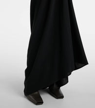 Rick Owens Amphora Prong wool grain de poudre gown