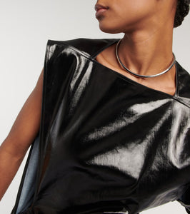 Rick Owens Asymmetrical denim gown