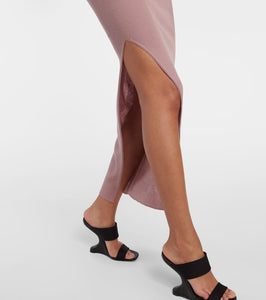 Rick Owens Athena virgin wool maxi dress
