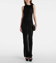 Rick Owens Banded T virgin wool maxi dress