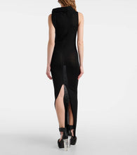 Rick Owens Banded T virgin wool maxi dress