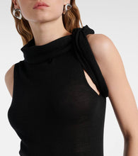 Rick Owens Banded T virgin wool maxi dress