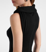 Rick Owens Banded T virgin wool maxi dress