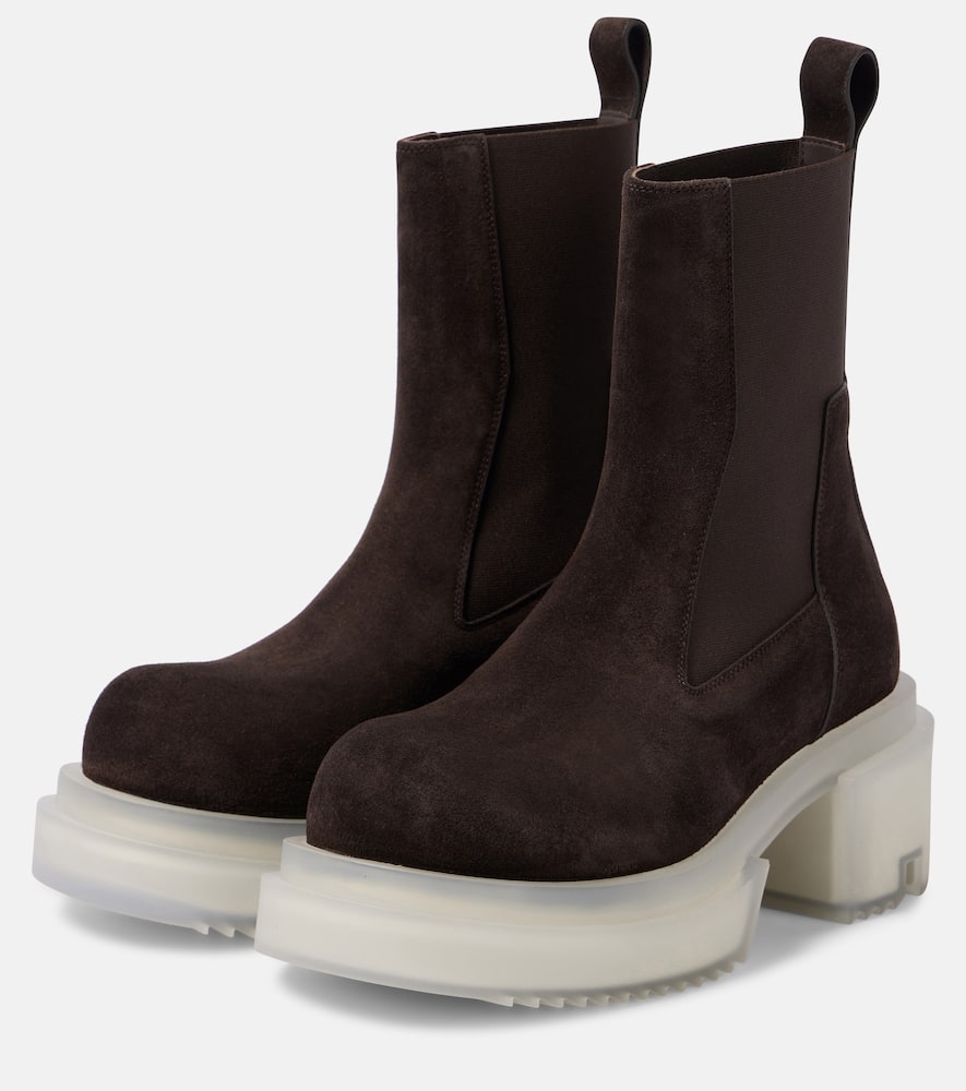 Rick Owens Beatle suede ankle boots