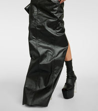 Rick Owens Bustier-detail denim gown