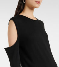 Rick Owens Caped wool maxi dress