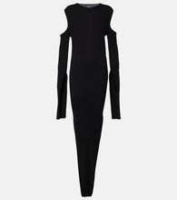 Rick Owens Caped wool maxi dress. Rick Owens 披肩羊毛长裙
