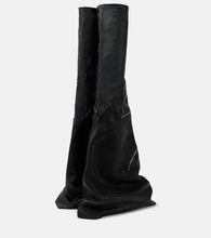Rick Owens Cargoflares leather knee-high boots