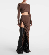 Rick Owens Cargoflares leather knee-high boots