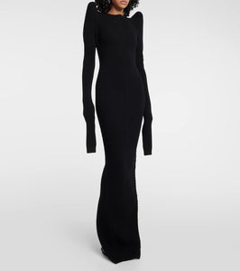 Rick Owens Cashmere and wool gown