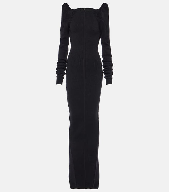 Rick Owens Cashmere and wool gown
