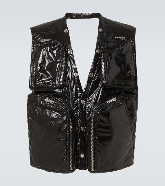 Rick Owens Cotton cargo vest