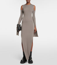Rick Owens Cutout wool maxi dress