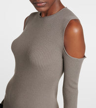 Rick Owens Cutout wool maxi dress