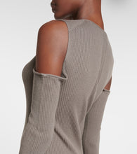 Rick Owens Cutout wool maxi dress