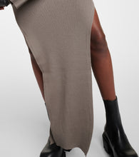Rick Owens Cutout wool maxi dress