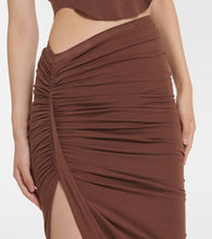 Rick Owens DRKSHDW Edfu cotton jersey maxi skirt