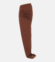 Rick Owens DRKSHDW Edfu cotton jersey maxi skirt - Rick Owens DRKSHDW Edfu 棉质针织长裙