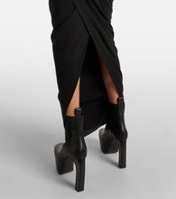 Rick Owens DRKSHDW Pillar denim skirt