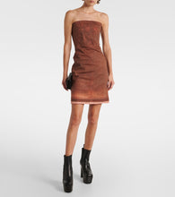 Rick Owens DRKSHDW denim bustier dress