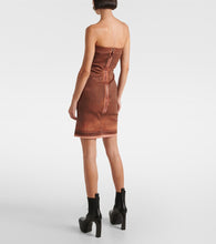 Rick Owens DRKSHDW denim bustier dress