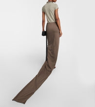 Rick Owens DRKSHDW gathered cotton maxi skirt