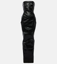Rick Owens Denim bustier gown. Rick Owens 牛仔胸衣礼服