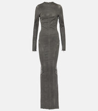Rick Owens Denim gown. Rick Owens 牛仔礼服