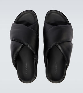 Rick Owens Donut Granola leather sandals