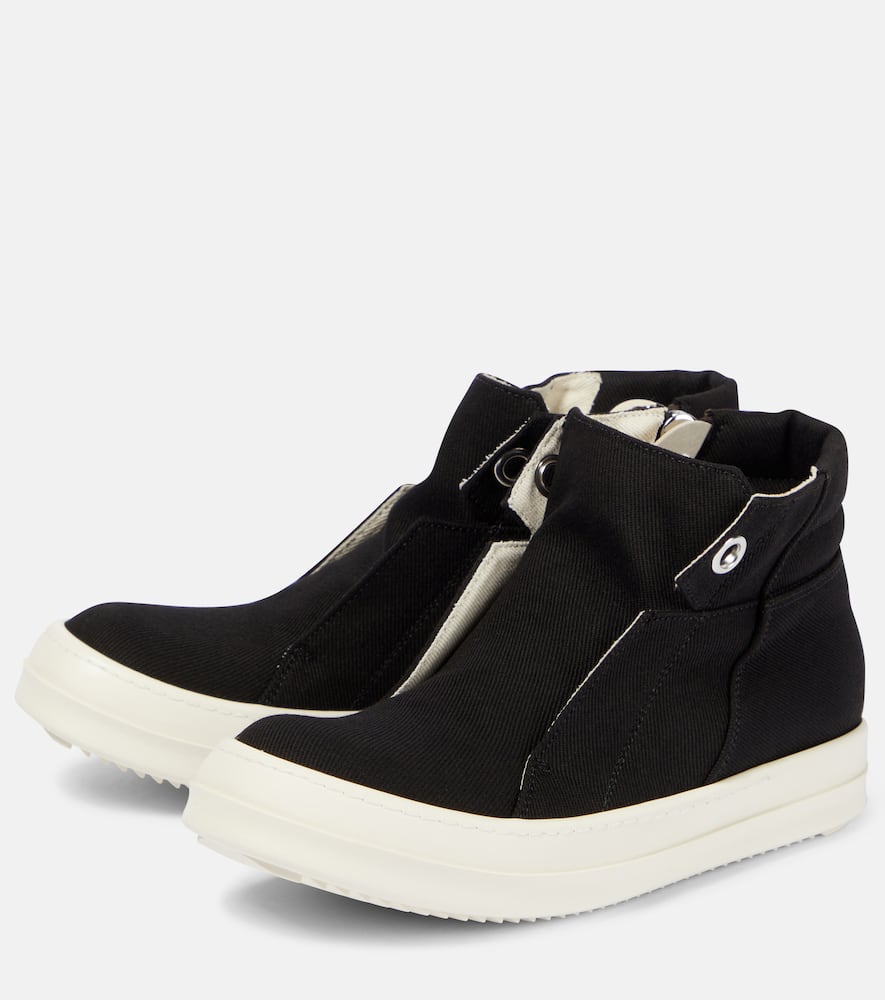 Rick Owens Dunk denim high-top sneakers