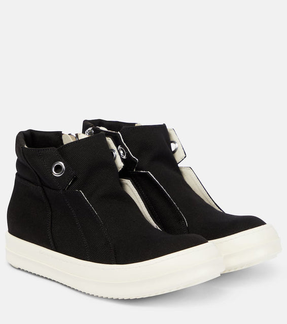 Rick Owens Dunk denim high-top sneakers