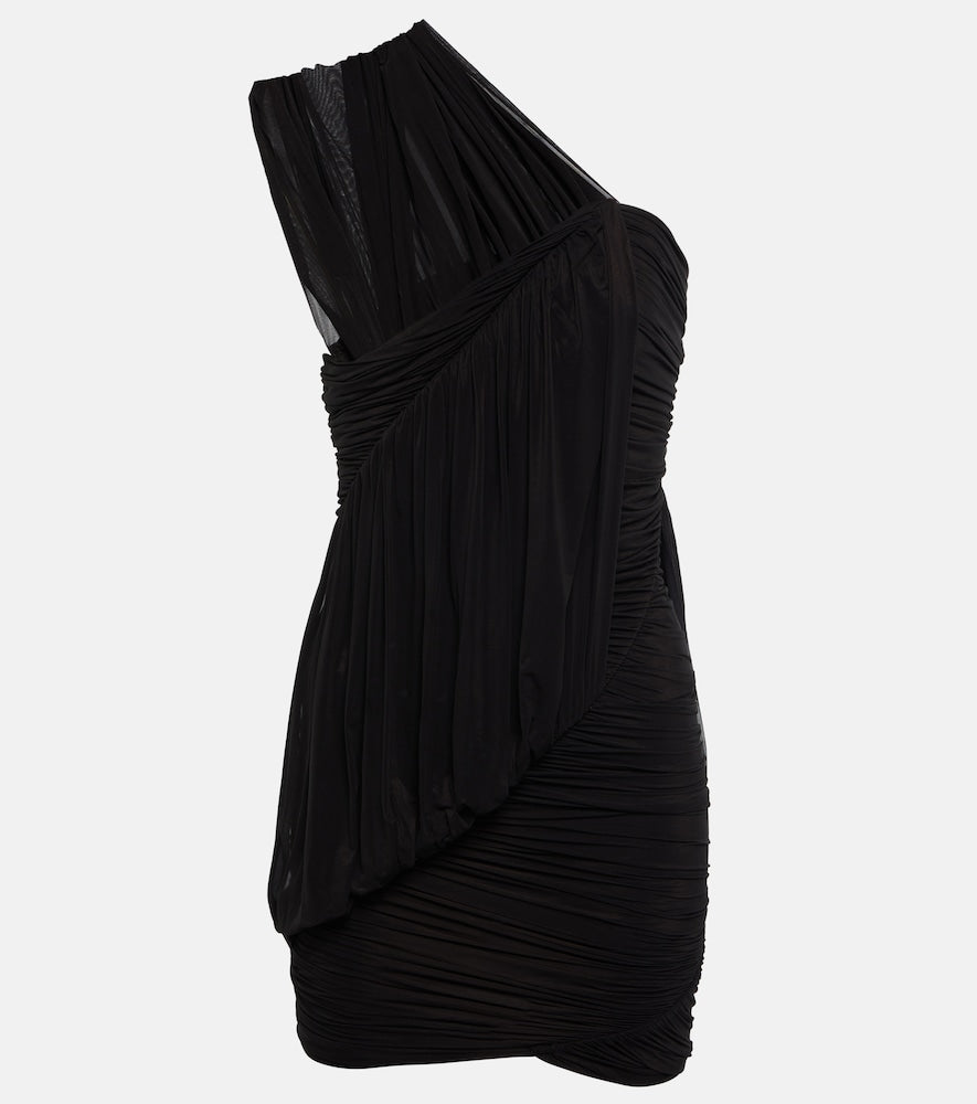 Rick Owens Edfu one-shoulder minidress. Rick Owens Edfu 单肩迷你连衣裙