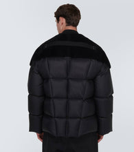 Rick Owens Flight shearling-trimmed down jacket