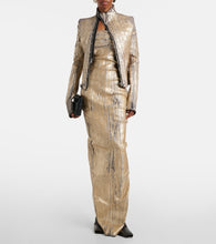 Rick Owens Gary coated denim jacket