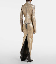 Rick Owens Gary coated denim jacket