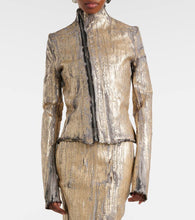 Rick Owens Gary coated denim jacket