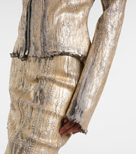 Rick Owens Gary coated denim jacket